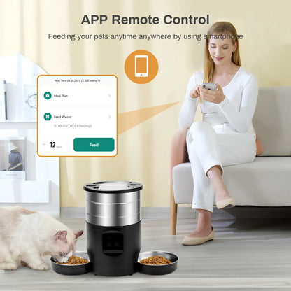 4.5L Smart Pet Feeder: Automated Feeding for Happy Pets