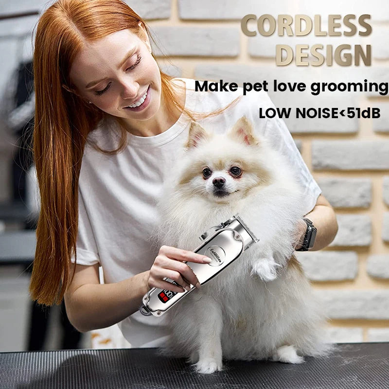 Cordless Pet Clipper: Quiet, Powerful Grooming