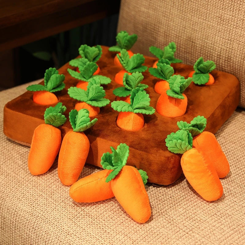 Interactive Carrot Plush Toy: Keep Your Dog Engaged & Happy!