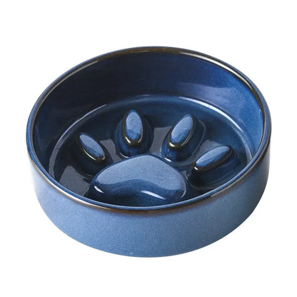 Ceramic Slow Feeder Bowl for Happy & Healthy Pets