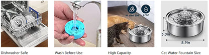 Spoil Your Furry Friend: 2.0L Automatic Cat Water Fountain