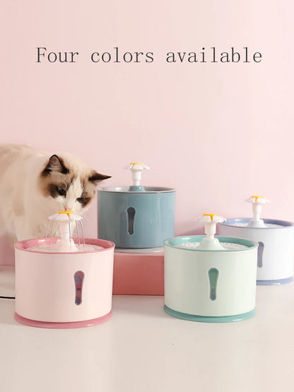2.4L Automatic Cat Water Fountain with Filter