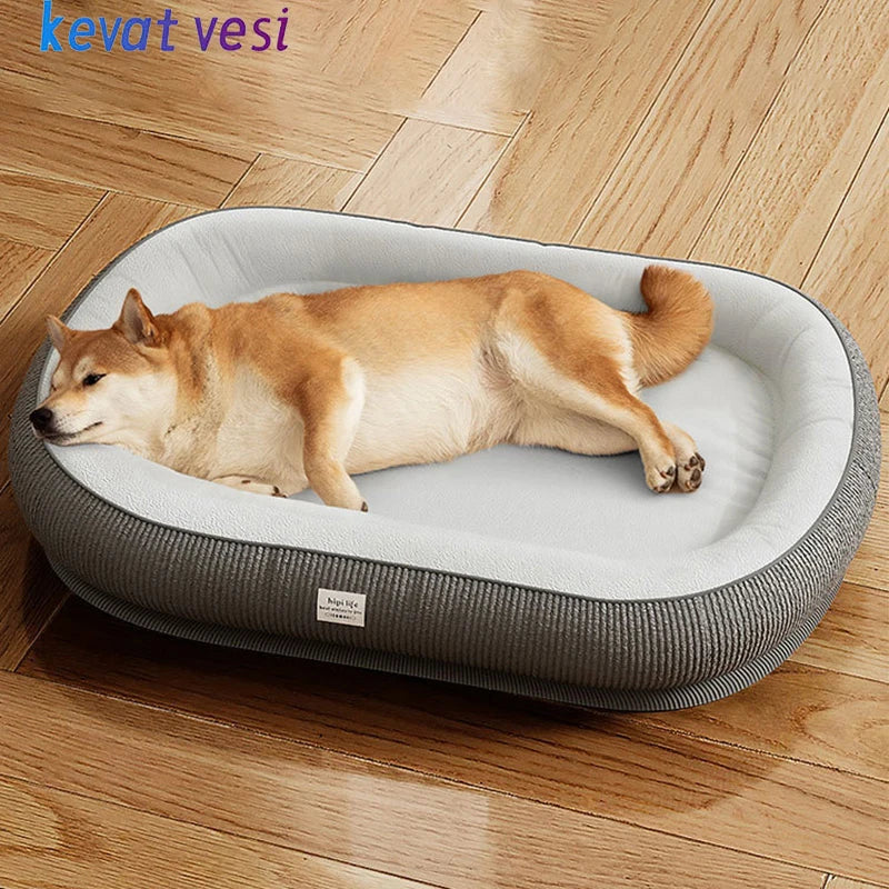 Ultra-Soft Memory Foam Pet Bed: Deep Sleep for Happy Pets!