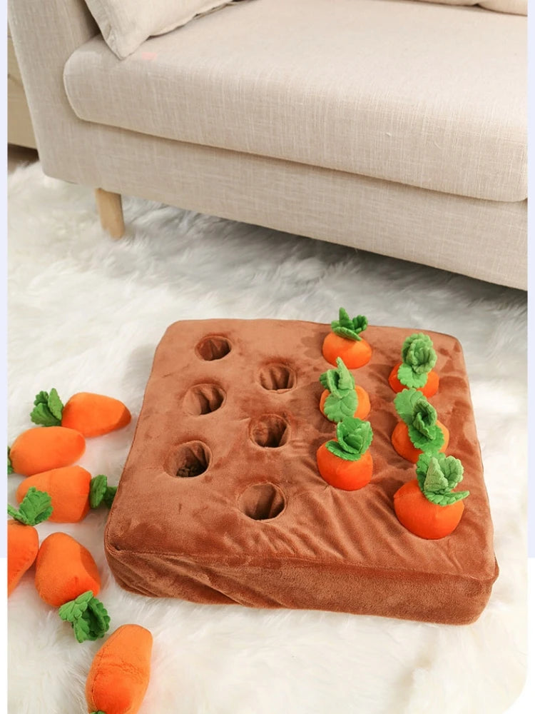 Interactive Carrot Plush Toy: Keep Your Dog Engaged & Happy!