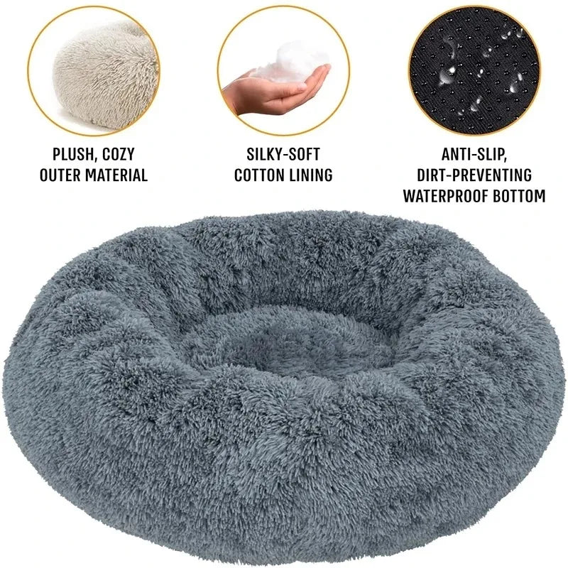 Ultra-Soft Plush Dog Bed: Your Pet's Cozy Haven