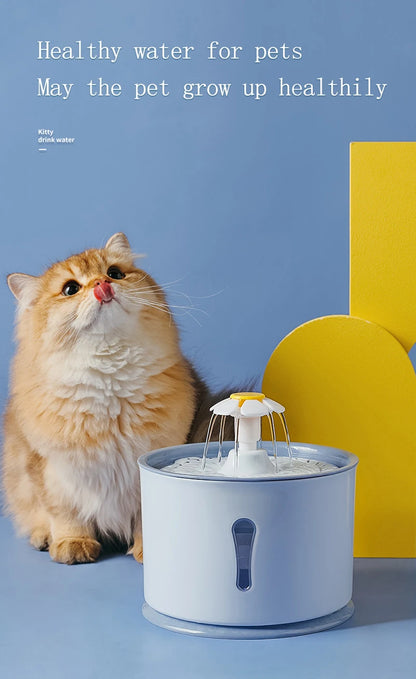 2.4L Automatic Cat Water Fountain with Filter