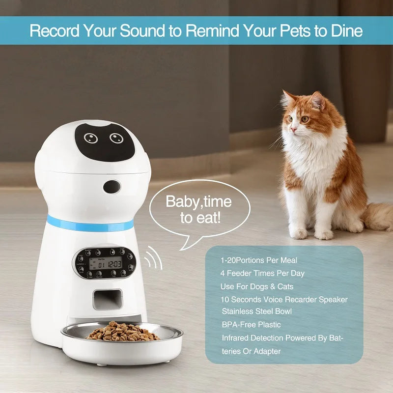 Smart Automatic Pet Feeder: Say Goodbye to Mealtime Worries!