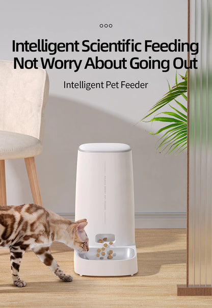 ROJECO Smart Pet Feeder: Stress-Free Feeding for Your Furry Friend