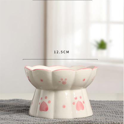 Elevated Ceramic Pet Bowls: Style & Comfort