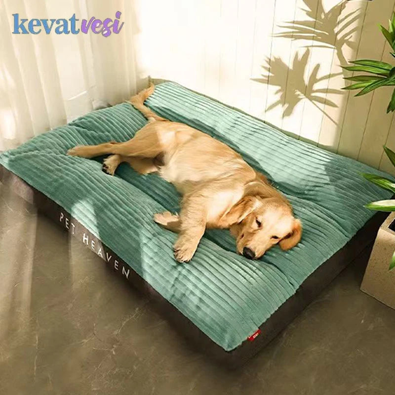 Ultra-Soft Corduroy Dog Bed: Your Pup's Cozy Winter Haven