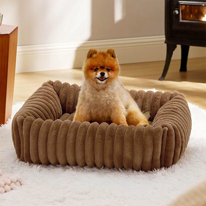 Plush Pet Bed: Ultra-Soft & Washable