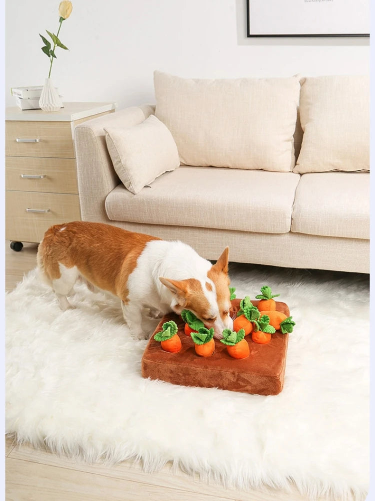 Interactive Carrot Plush Toy: Keep Your Dog Engaged & Happy!