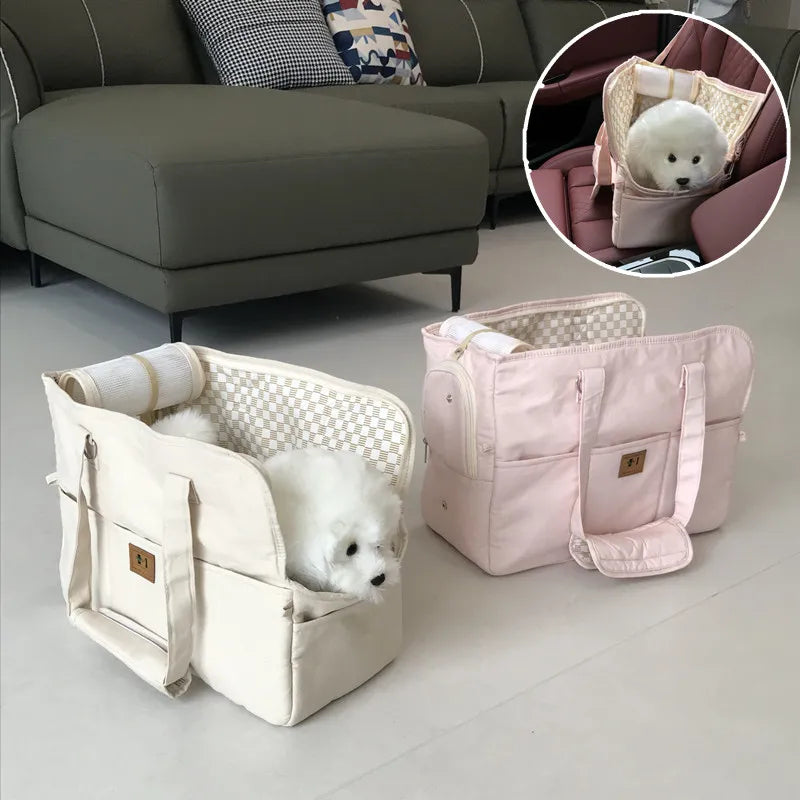 Safe & Cozy Pet Carrier Bag: Travel in Style!