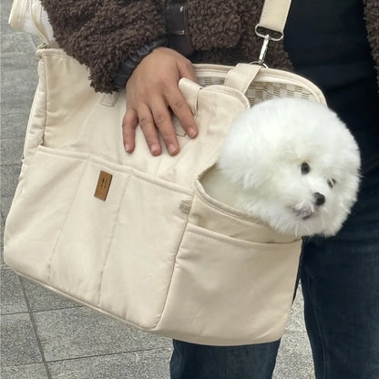 Safe & Cozy Pet Carrier Bag: Travel in Style!