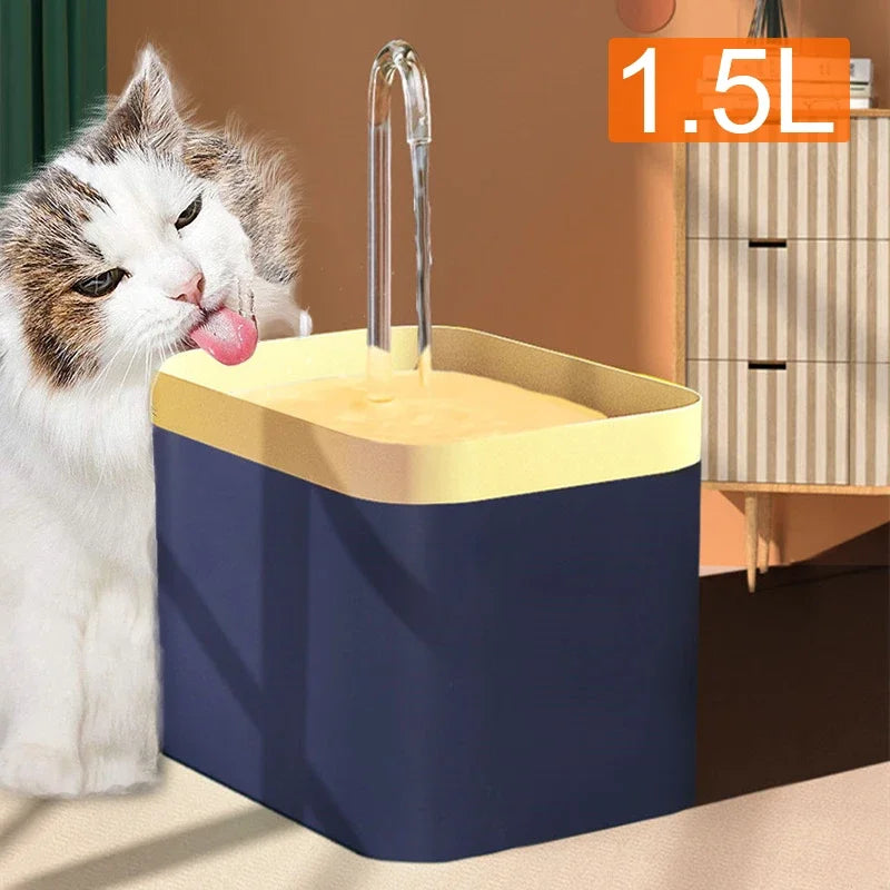 1.5L Automatic Pet Water Fountain: Hydration Happiness for Your Furry Friend