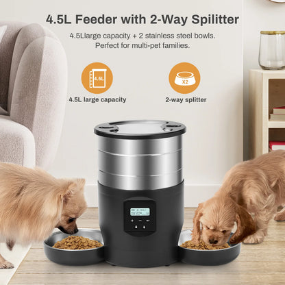 4.5L Smart Pet Feeder: Automated Feeding for Happy Pets