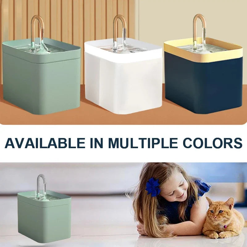 1.5L Automatic Pet Water Fountain: Hydration Happiness for Your Furry Friend