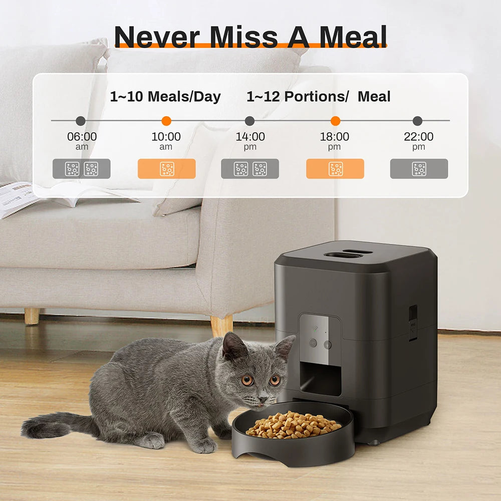 Smart Automatic Pet Feeder for Happy & Healthy Pets