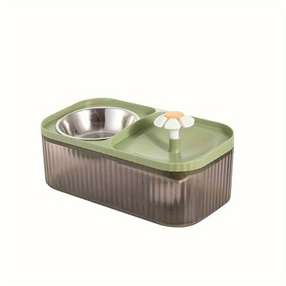 2-in-1 Automatic Cat Water Fountain