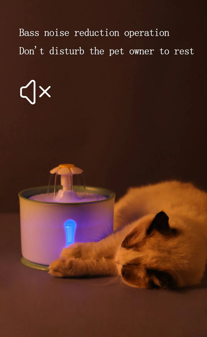 2.4L Automatic Cat Water Fountain with Filter