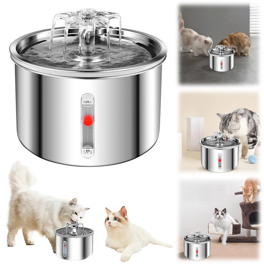 2L Automatic Ultra-Quiet Pet Water Fountain