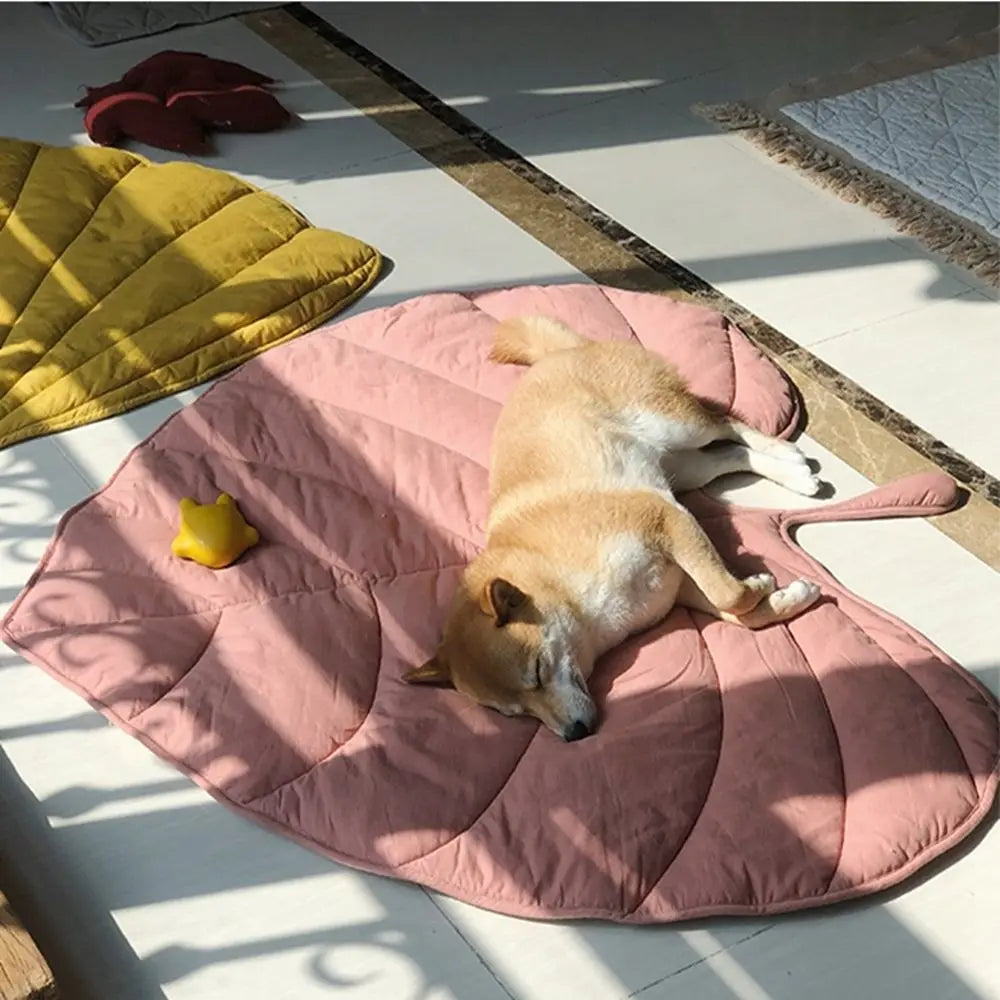 Leaf-Shaped Pet Bed: Cozy Comfort for Your Furry Friend