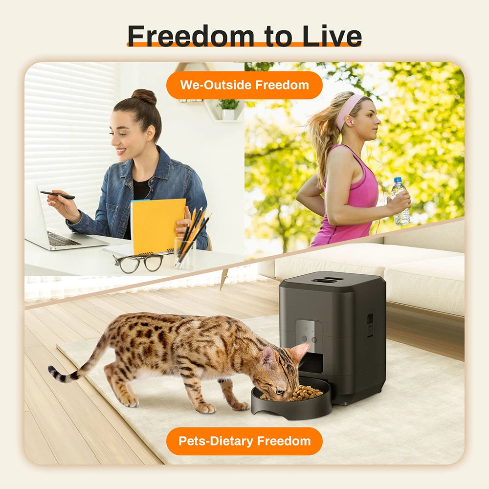 Smart Automatic Pet Feeder for Happy & Healthy Pets