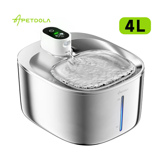 APETDOLA 4L Wireless Pet Water Fountain