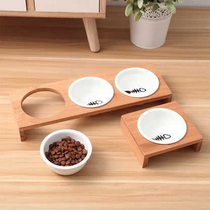 Elevated Pet Bowl Set: Style & Comfort