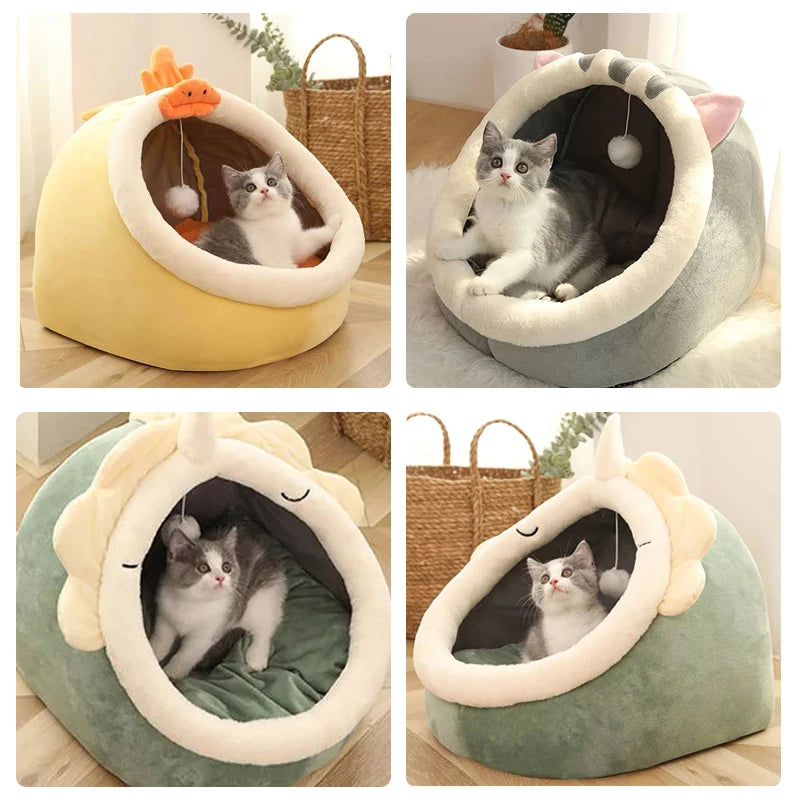 Cozy Cat Cave: Your Cat's New Favorite Sleep Spot!