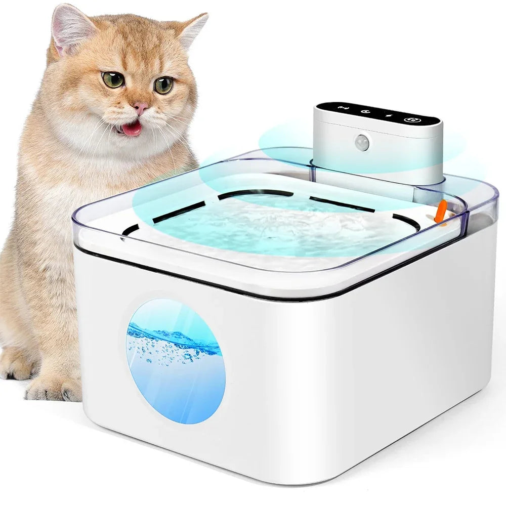 Auto-Refilling Cat Water Fountain: Wireless Hydration for Cats