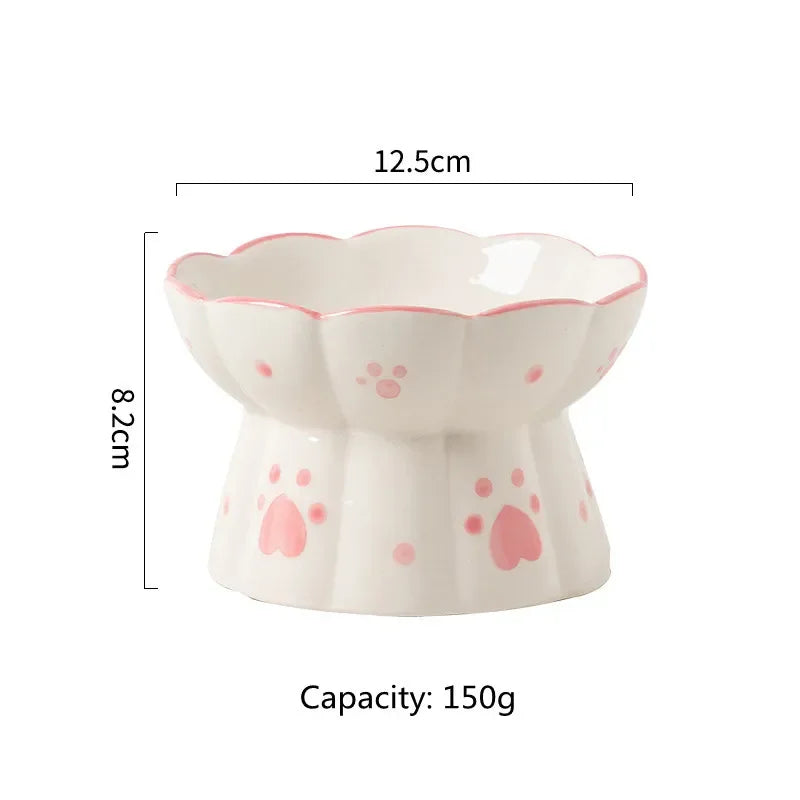 Elevated Ceramic Pet Bowls: Style & Comfort