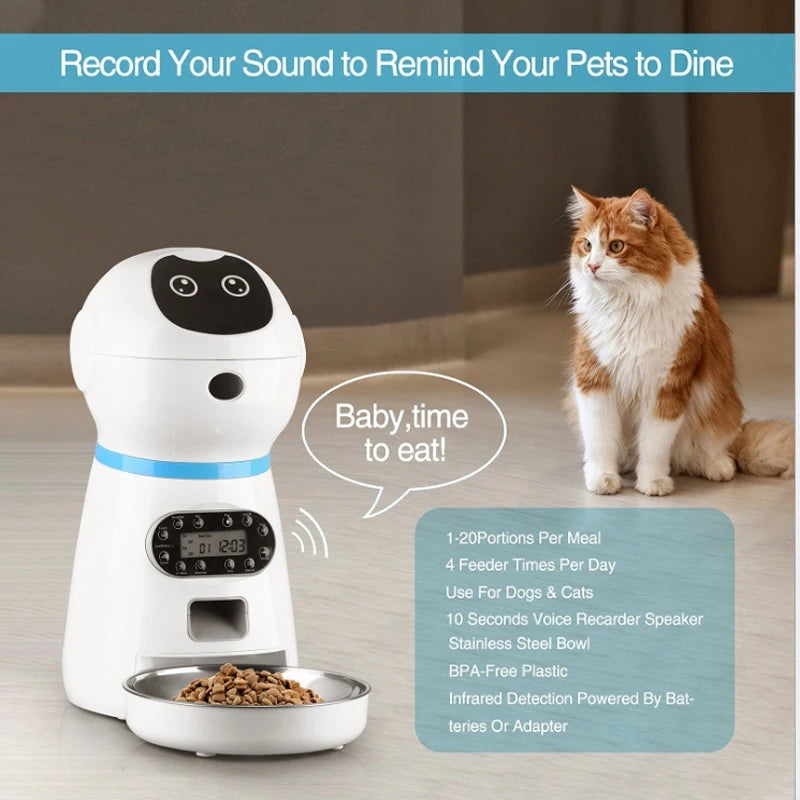 Smart Automatic Pet Feeder: Say Goodbye to Mealtime Worries!