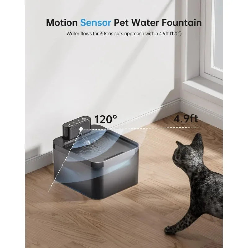 Wireless Pet Water Fountain: Fresh Hydration for Happy Pets!