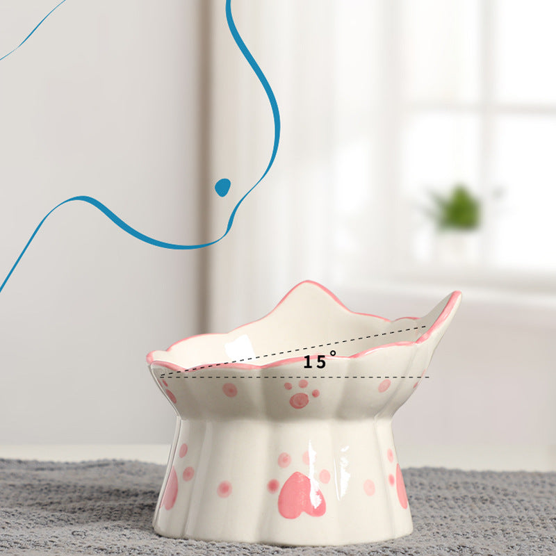 Elevated Ceramic Pet Bowls: Style & Comfort