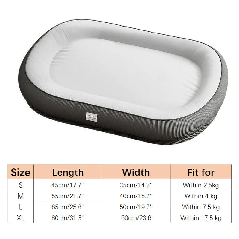 Ultra-Soft Memory Foam Pet Bed: Deep Sleep for Happy Pets!