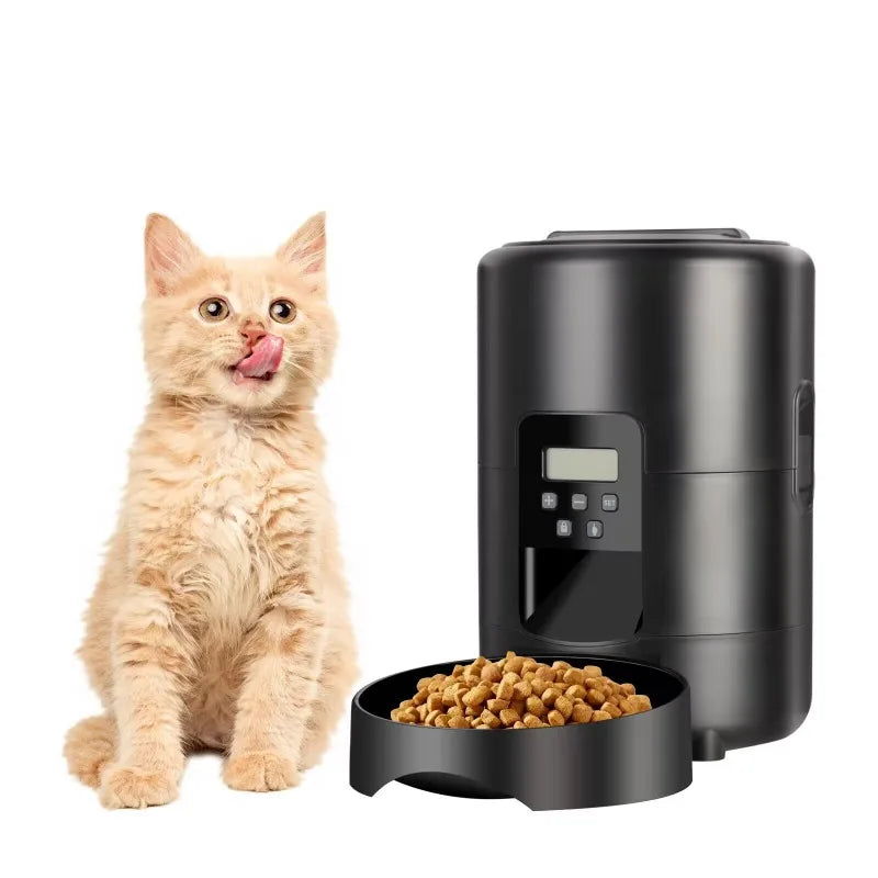 Smart Automatic Pet Feeder:  Timed Feeding for Happy Pets