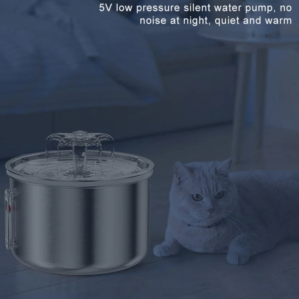 2L Automatic Ultra-Quiet Pet Water Fountain