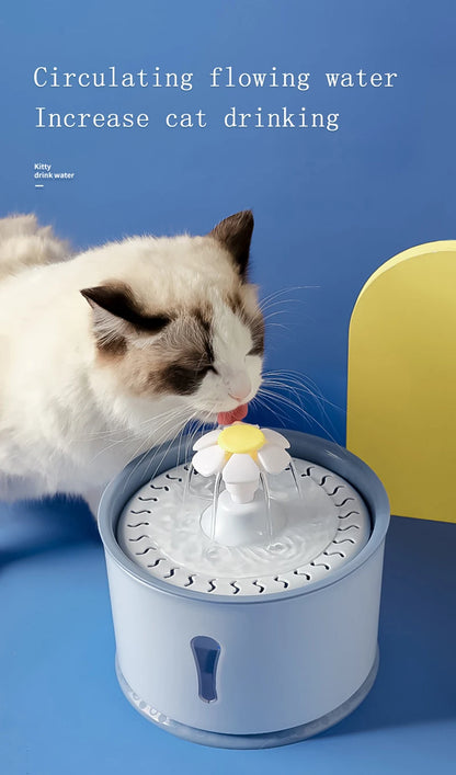 2.4L Automatic Cat Water Fountain with Filter