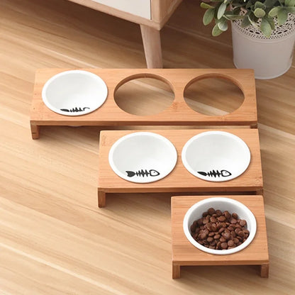 Elevated Pet Bowl Set: Style & Comfort