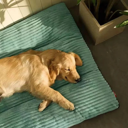 Ultra-Soft Corduroy Dog Bed: Your Pup's Cozy Winter Haven