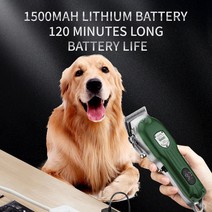 Quiet & Powerful Dog Clipper - 120 Mins Battery Life!