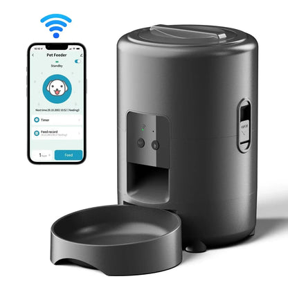 Smart Automatic Pet Feeder:  Timed Feeding for Happy Pets