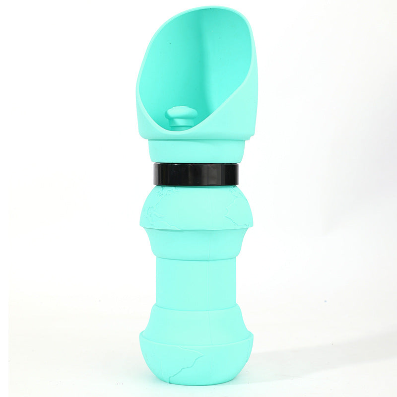 Eco-Friendly Portable Silicone Folding Pet Water Cup - Stylish and Convenient Hydration Solution for Outdoor Adventures