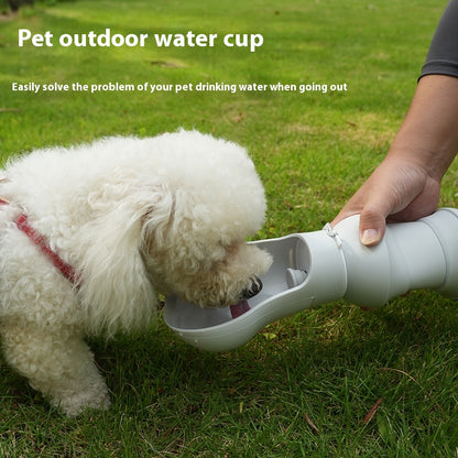 Portable Silicone Dog Water Bottle - Eco-Friendly & Stylish Hydration