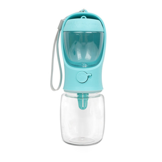 Two-in-One Portable Dog Drinking Cup with Food Compartment - Stay Hydrated On-the-Go!