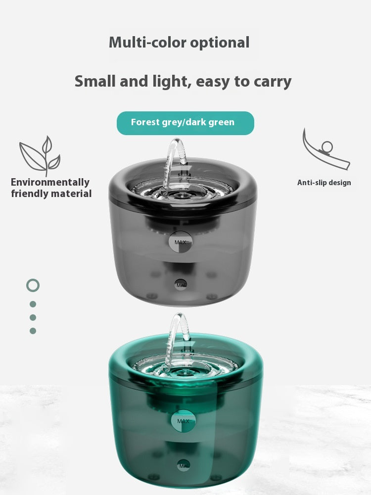 Stylish Large Capacity Pet Water Fountain with Multi-Layer Filtration and Whisper-Quiet Operation