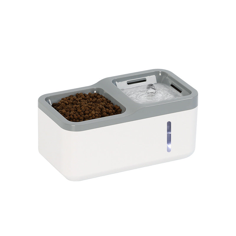 Stylish 2-in-1 Automatic Pet Water Dispenser and Feeder for Healthy Hydration