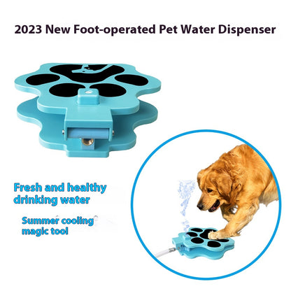 Paw-Shaped Automatic Water Dispenser for Pets - Stylish, Durable, and Easy to Install