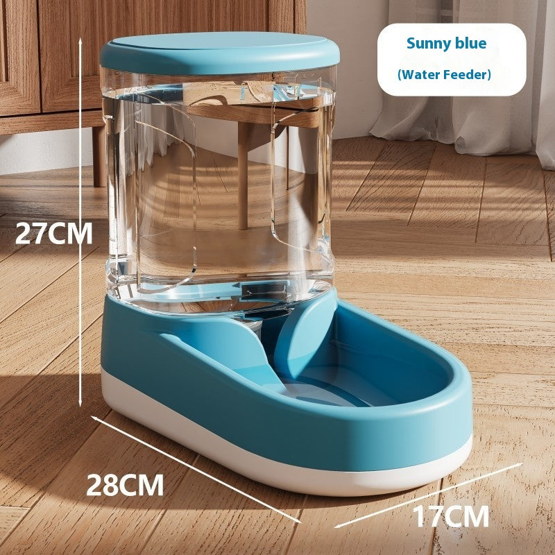 Stylish Automatic Cat Feeder and Water Fountain - Hassle-Free Feeding